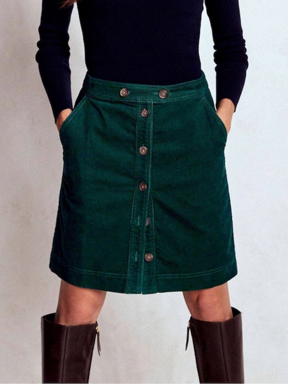 Boden Cecelia Cord Skirt